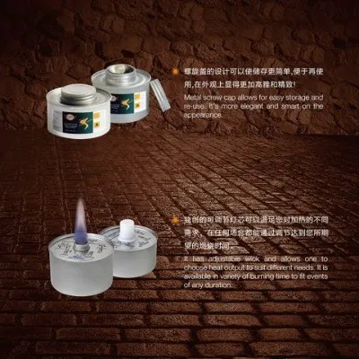 200G DEG vægen Loeftestropslidgarn brændstof-den sikreste brændstof For Buffet